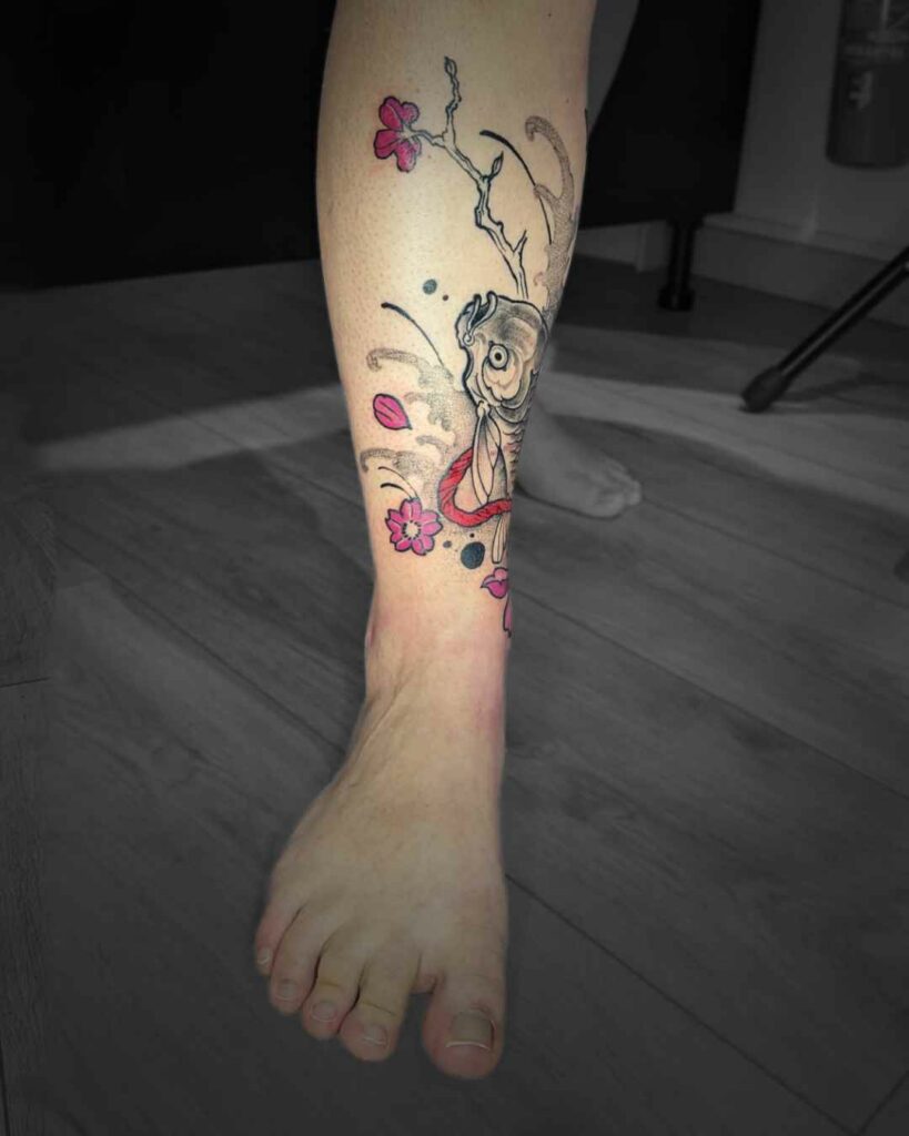 Spintattoo-tatouage-Lyon-Brignais-koi-japonais