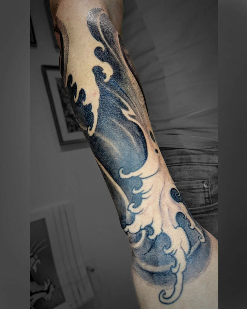 Spintattoo tatouage Lyon Brignais japonais cover manchette