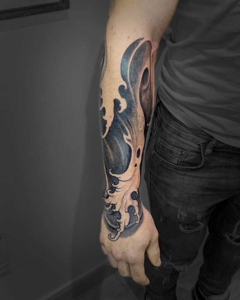 Spintattoo tatouage Lyon Brignais japonais cover manchette