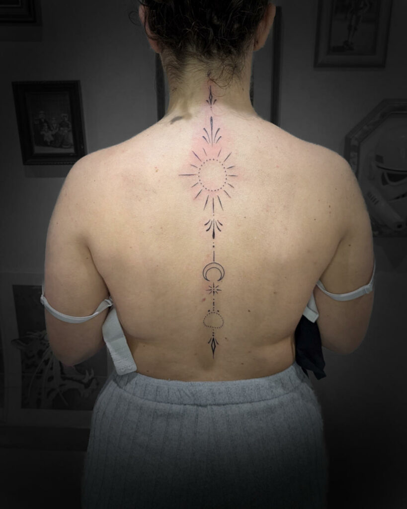 Spintattoo tatouage Lyon Brignais colonne