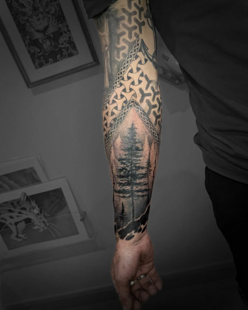 Spintattoo tatouage Lyon Brignais cover bras