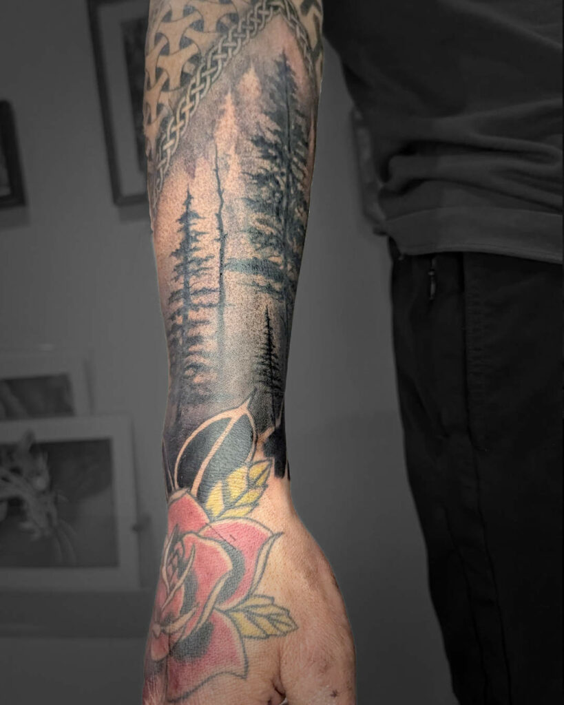 Spintattoo tatouage Lyon Brignais cover bras