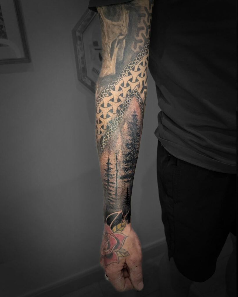 Spintattoo tatouage Lyon Brignais cover bras