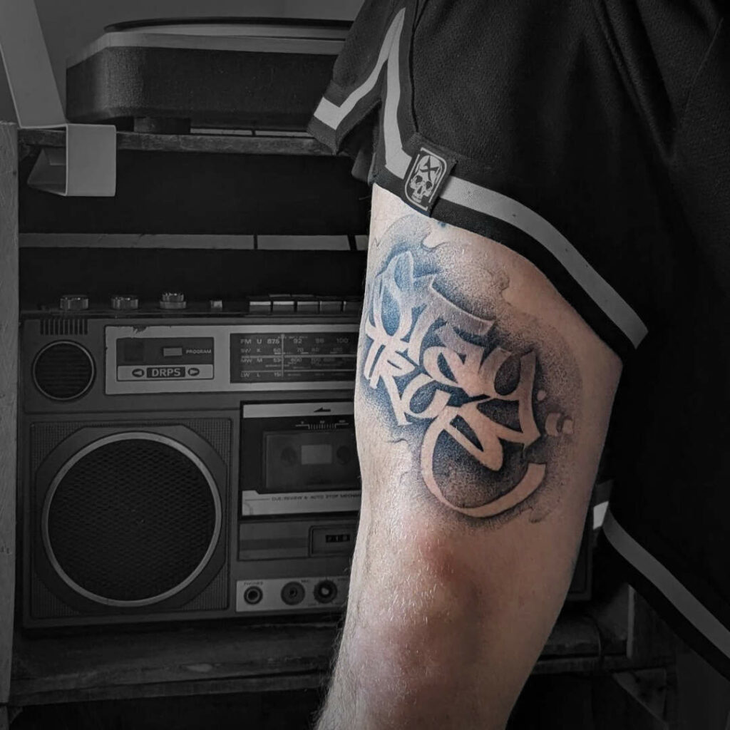 Spintattoo tatouage Lyon Brignais graffiti