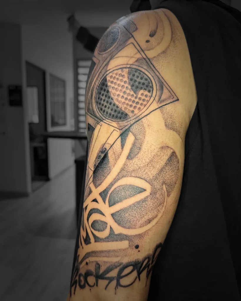 Spintattoo Lyon Brignais hip hop sleeve